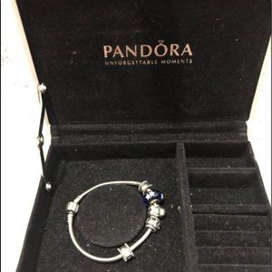 Pandora bracelet w/pandora jewelry box